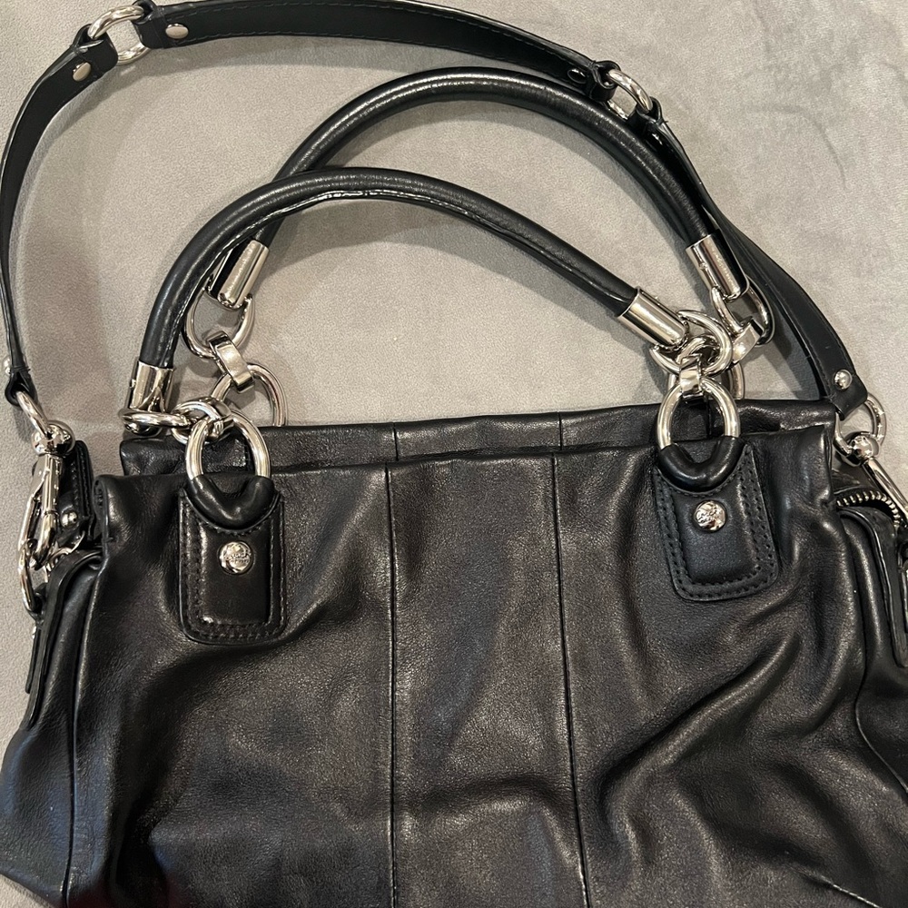 Coach Black Kristin Satchel Bag - Picture 5 of 10